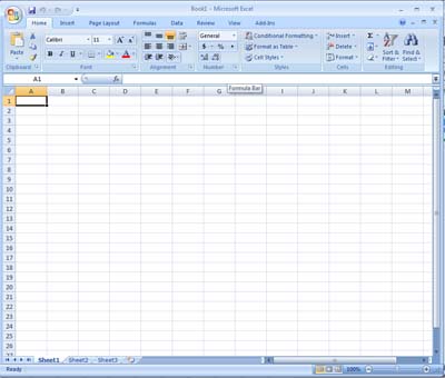 Empty Spreadsheet