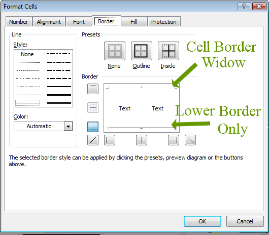 Lower Boarder